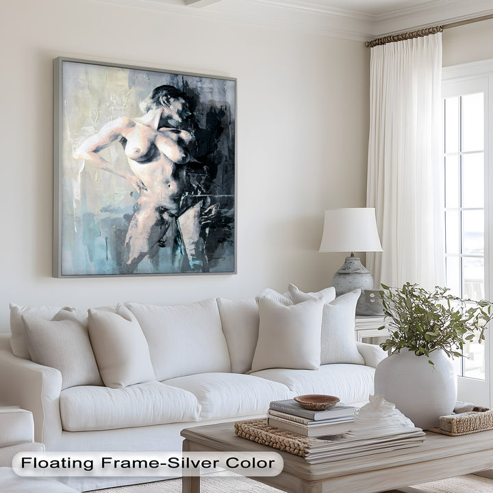 Still in the Shadows – Contemporary Nude Oil Painting