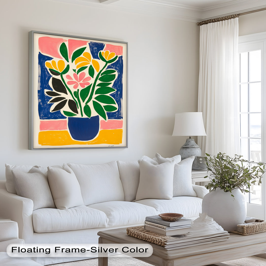 Vibrant Vase Composition – Modern Fauvist Oil Painting