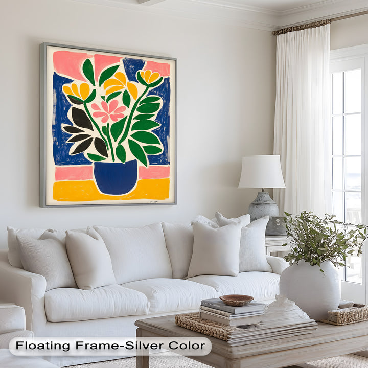 Vibrant Vase Composition – Modern Fauvist Oil Painting