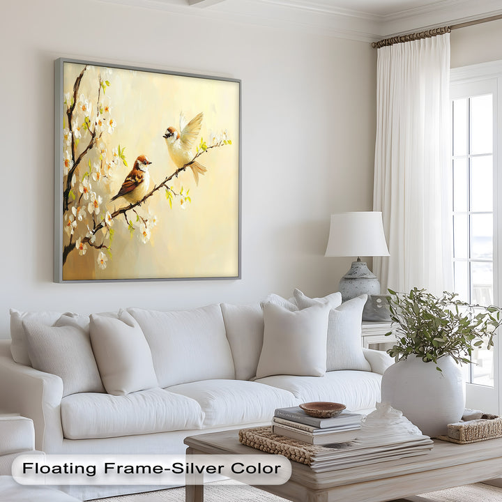 Spring Conversation – Animal Oil Painting