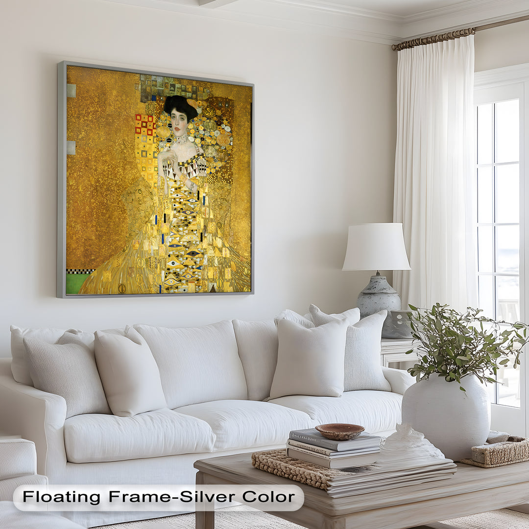 Die goldene Muse – Portrait von Adele Bloch-Bauer Historisches Ölgemälde