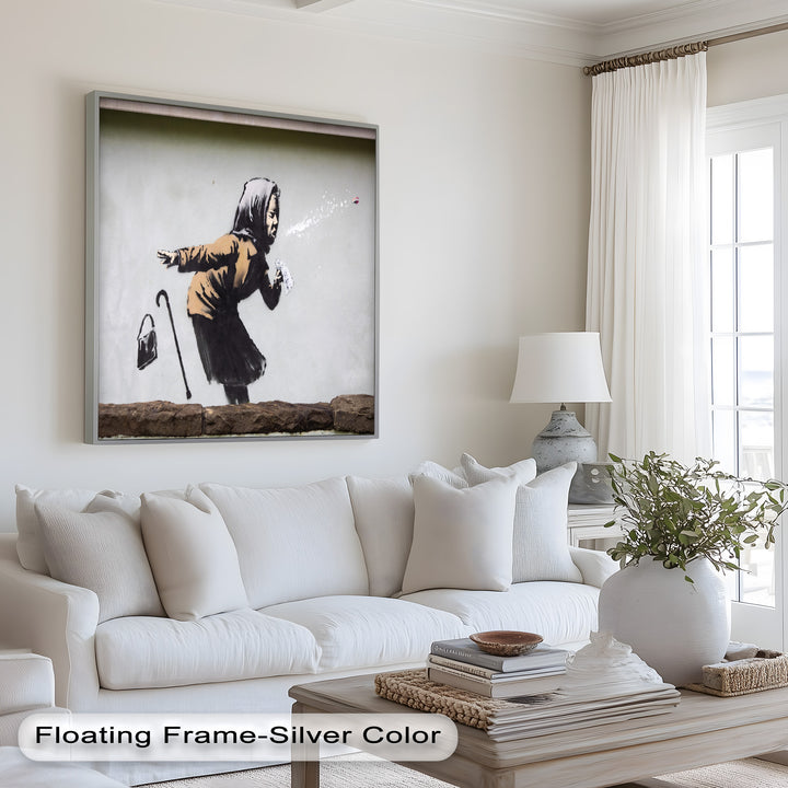 The Power of a Sneeze – Banksy Oil Painting