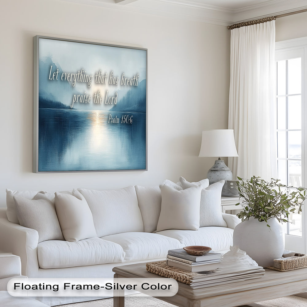 Tranquil nature artwork reflecting divine peace and worship.
