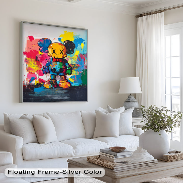 Color Riot Companion – KAWS Oil Painting