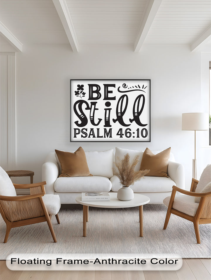 Sei still – Psalm 46:10 Bibel Bibel Ölgemälde