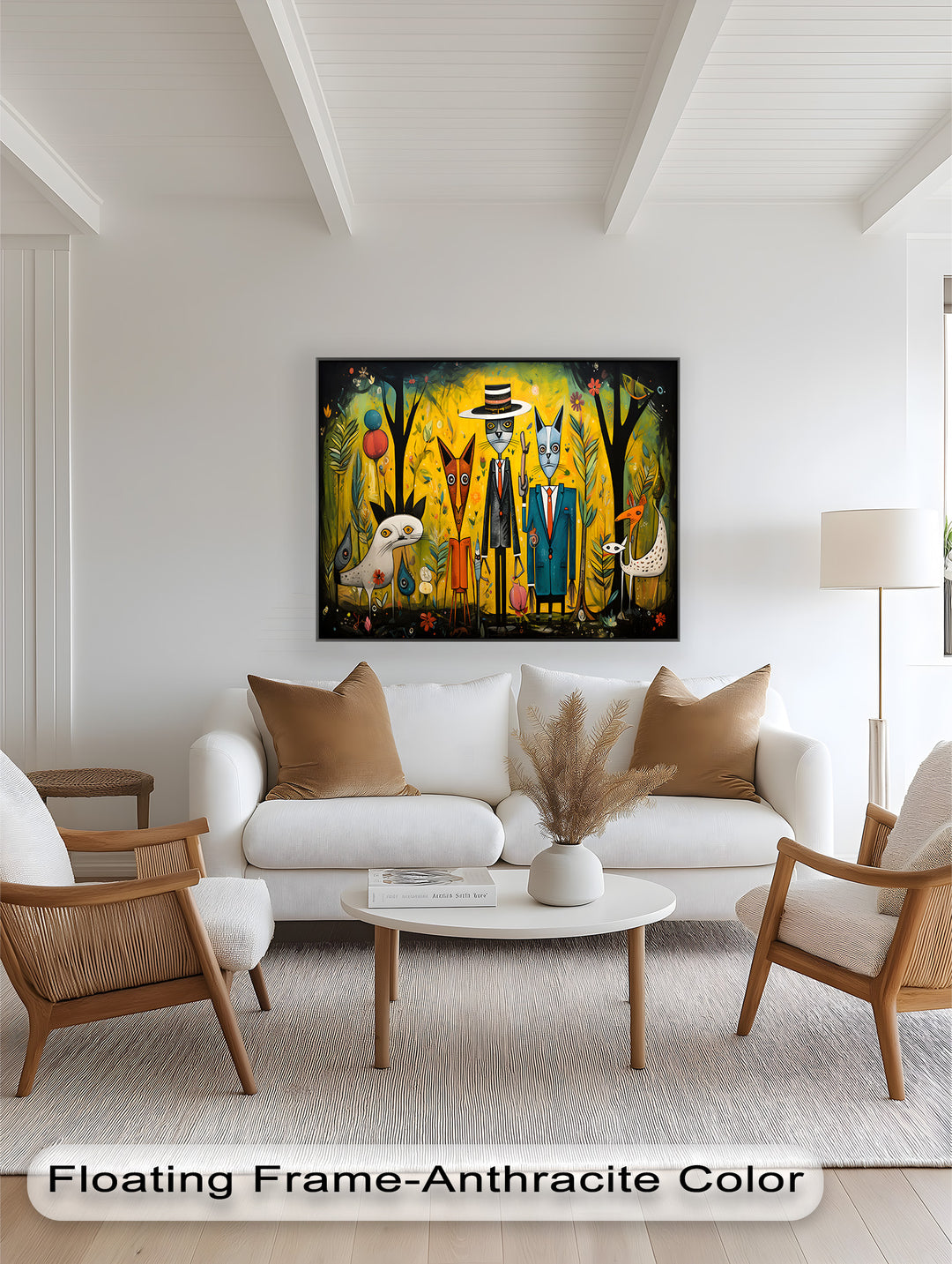 The Dandy Forest – Surreal Animal Portraits in Suits Picasso Oil Painting