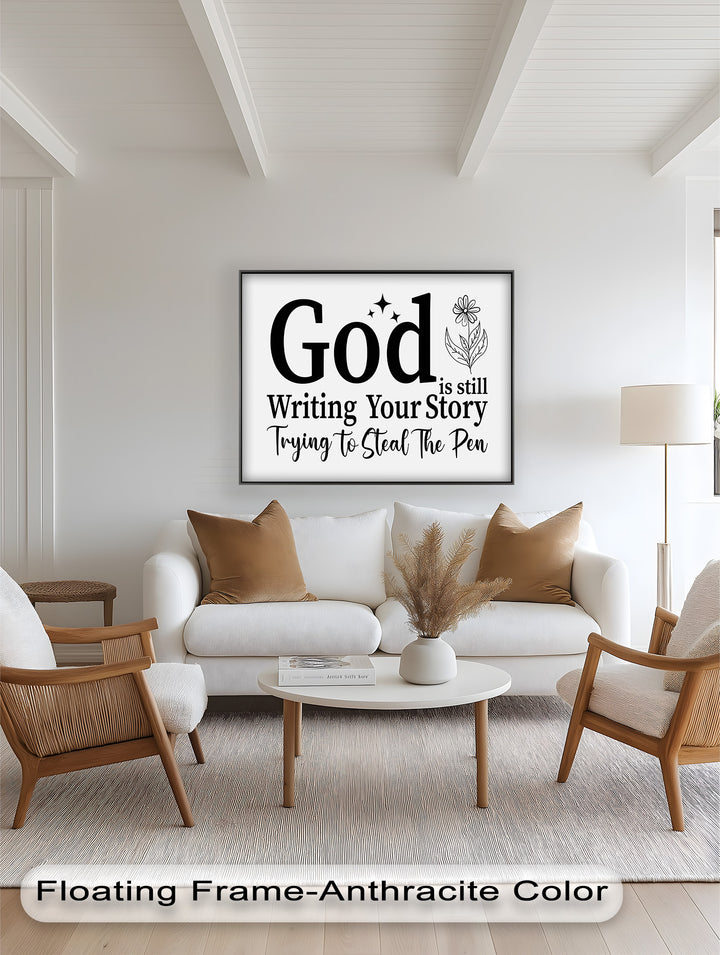 Gott schreibt immer noch Ihre Geschichte – Inspirierende christliche Ölgemälde