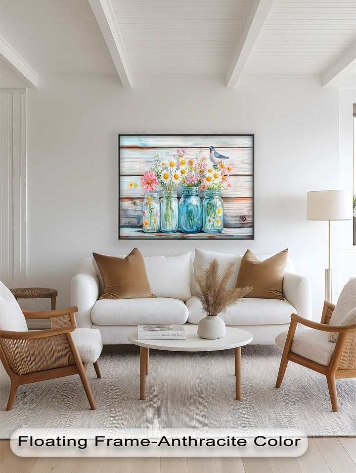 Flower Jars – Modern Oil Painting