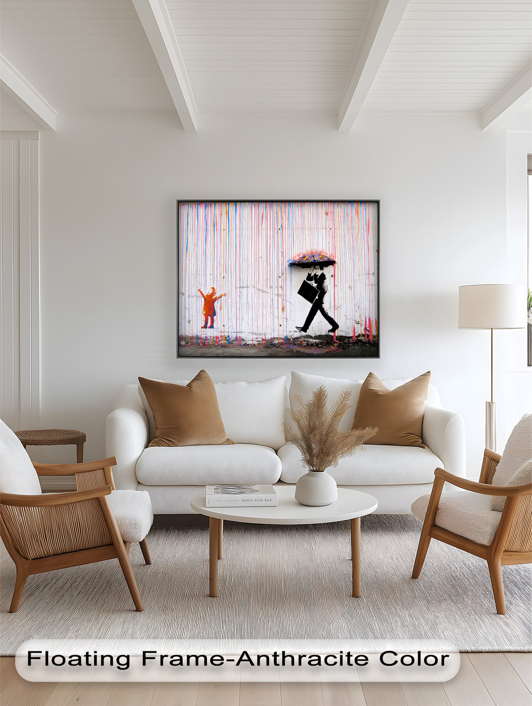 Colorfall Dissonance – Banksy Oil Painting