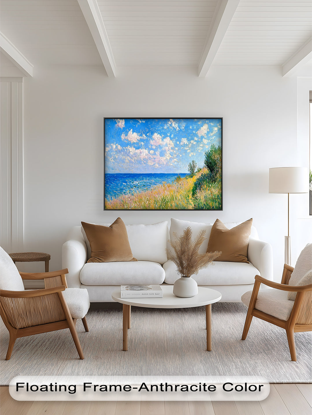 Seaside Landscape Impressionist - Modern Oil Painting