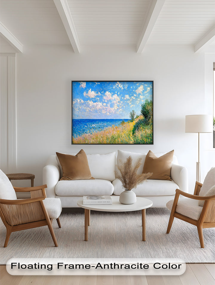 Seaside Landscape Impressionist - Modern Oil Painting