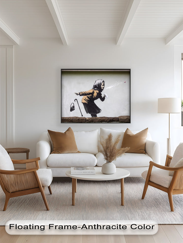 The Power of a Sneeze – Banksy Oil Painting