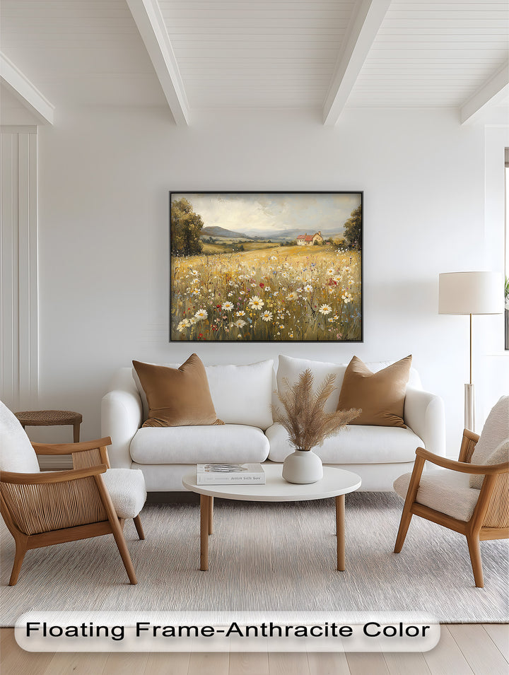 Countryside Bloom – Floral Oil Painting
