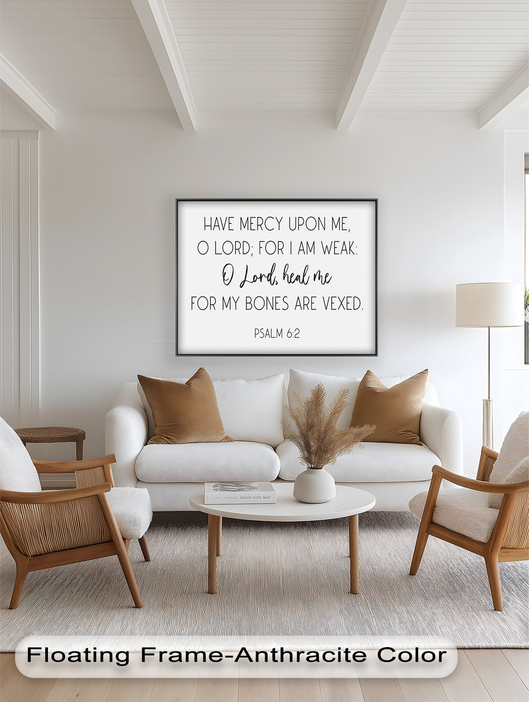 Psalm 6:2 Wandkunst – Christliche Bibel-Ölgemälde