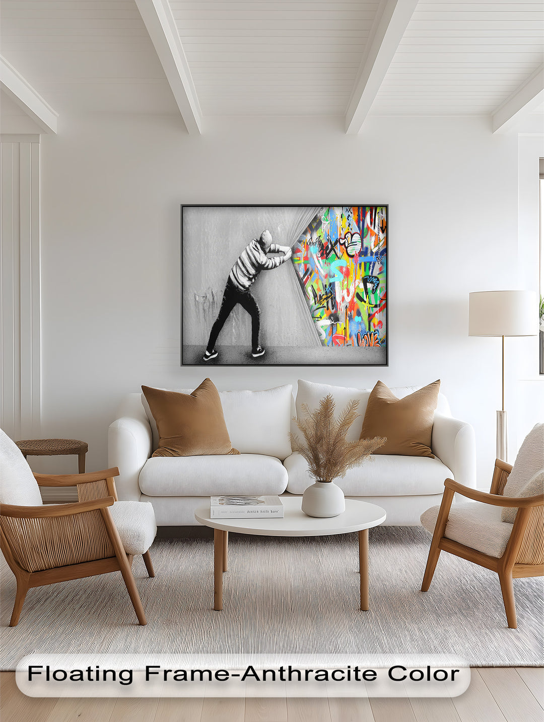 Unveiling the Chaos – Banksy Oil Painting