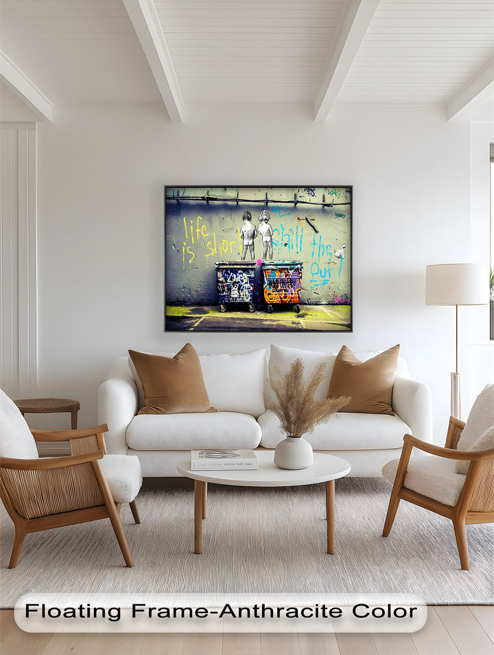 Life Is Short – Banksy Oil Painting