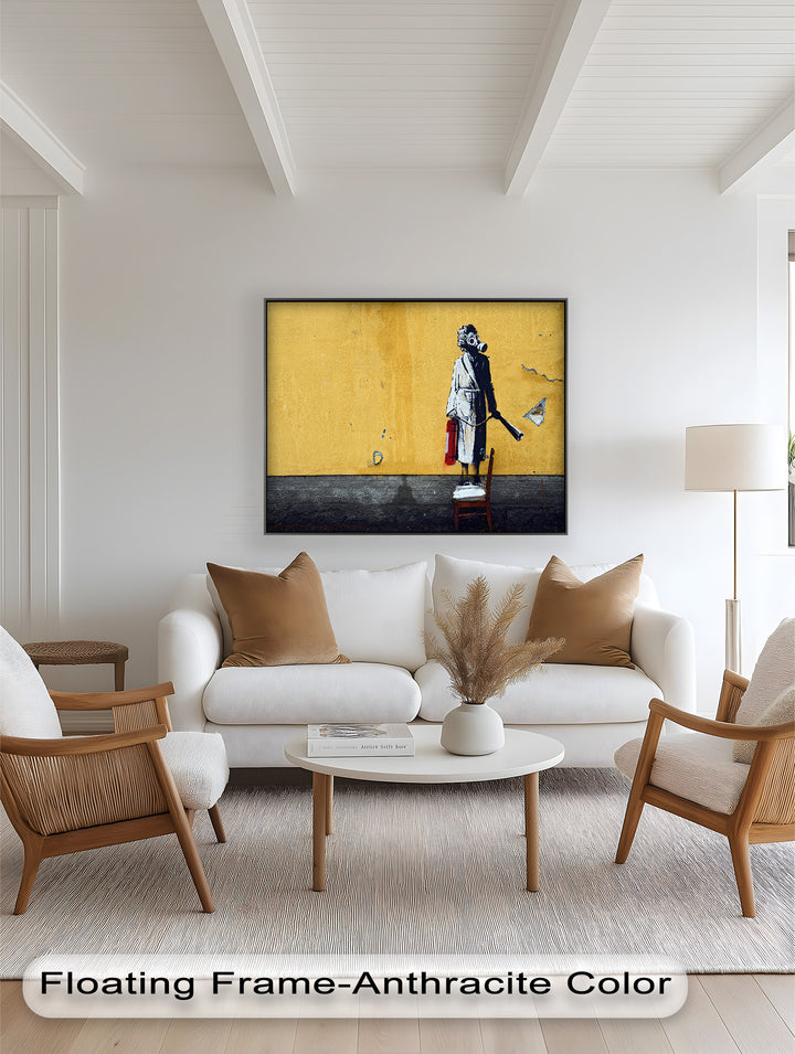 Domestic Rebellion – Banksy Oil Painting