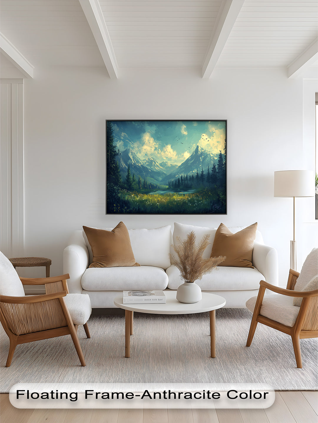 Mystic Mountain Solitude – Enchanting Landscape Oil Painting
