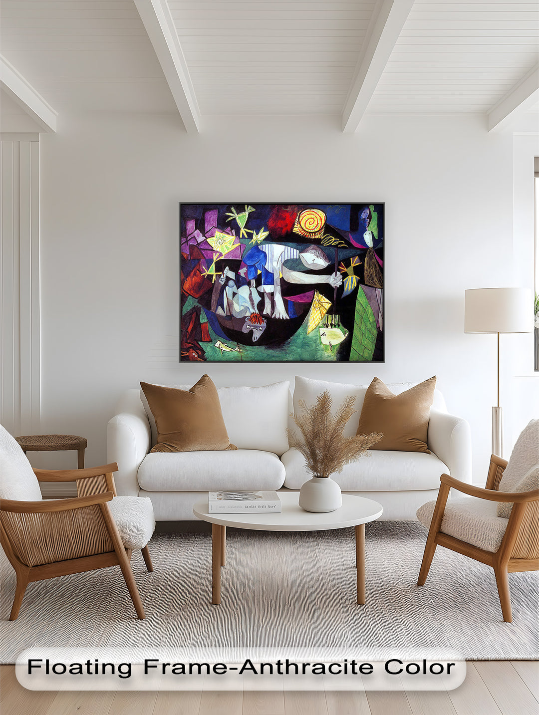 Night of the Spirals – Symbolic Surrealist Picasso Oil Painting