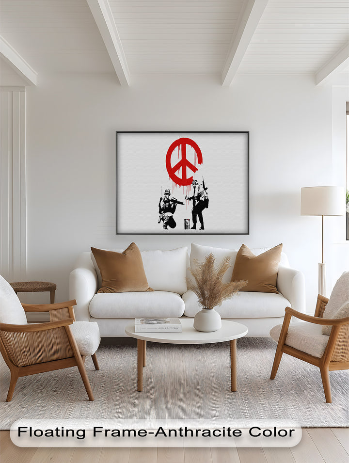 Peace Spray – Banksy Oil Painting