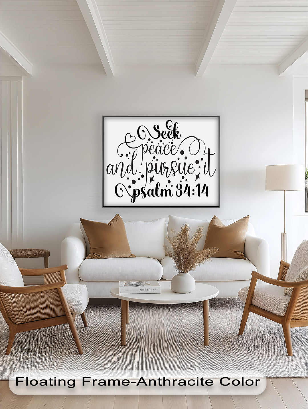 Seek Peace and Pursue It – Psalm 34:14 Bible Oil Paintings