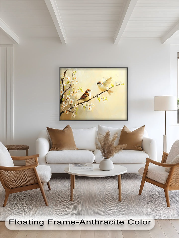 Spring Conversation – Animal Oil Painting