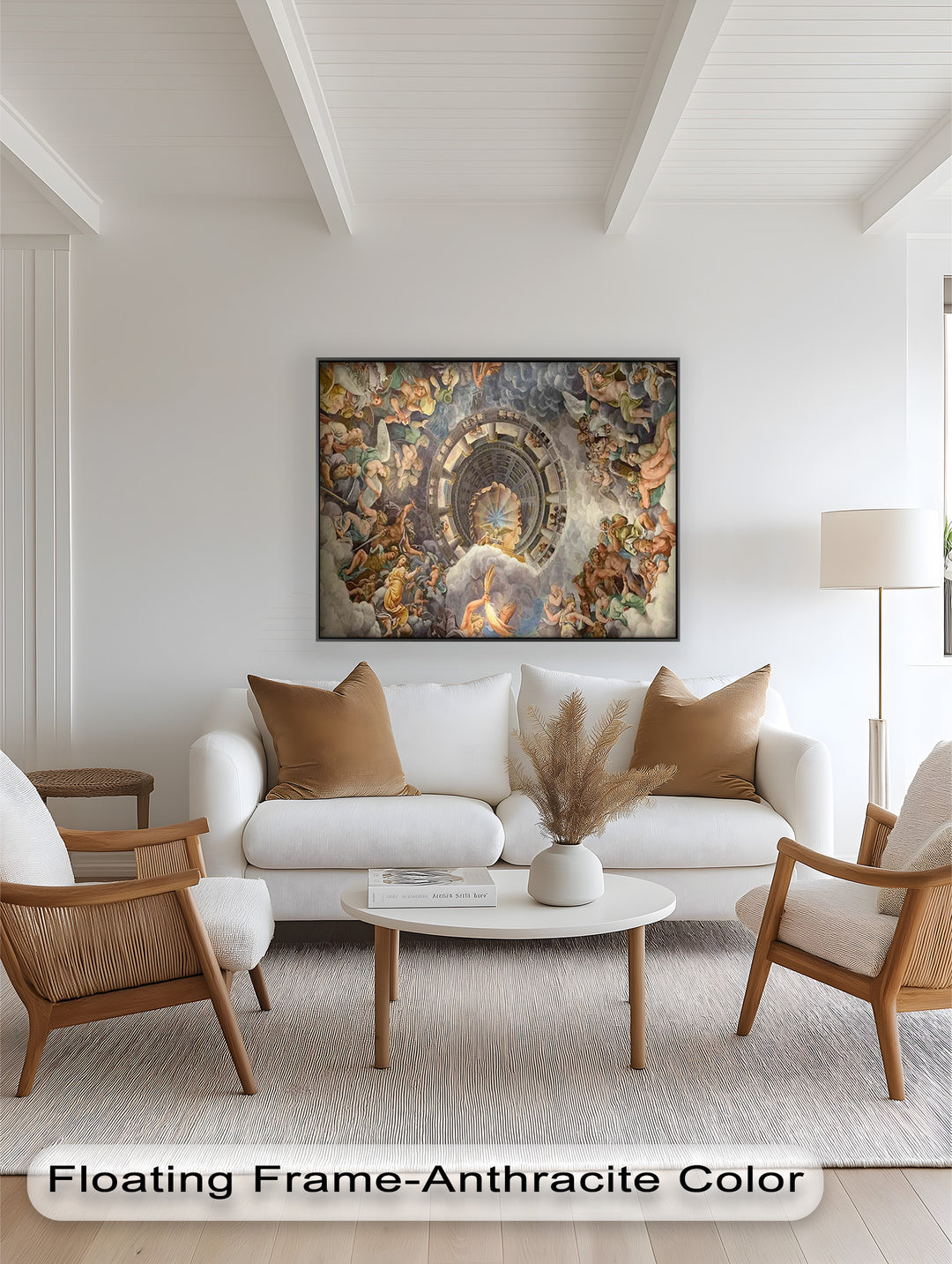 Assumption of the Virgin by Correggio – Renaissance Ceiling Oil Painting