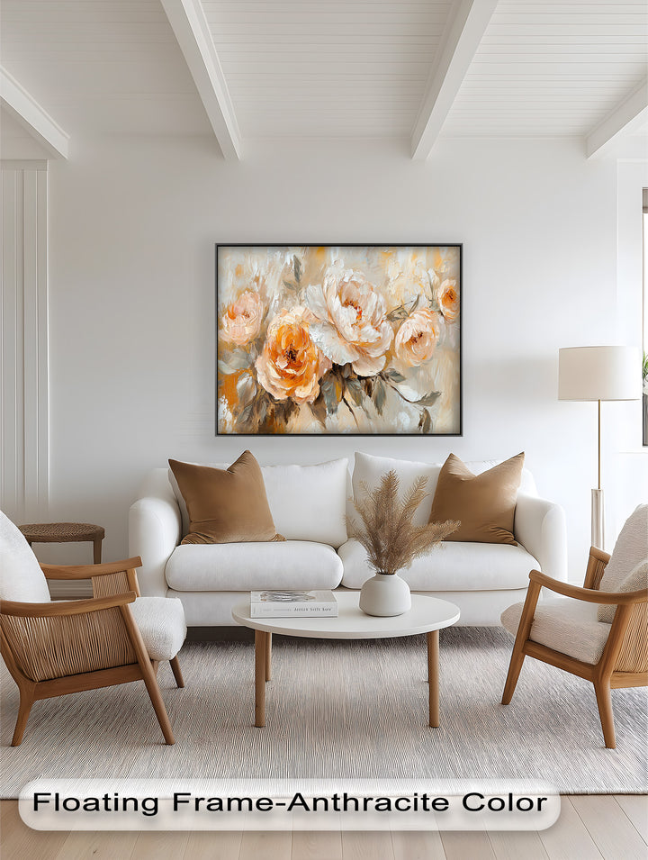 Peony Flowers – Botanical Oil Painting