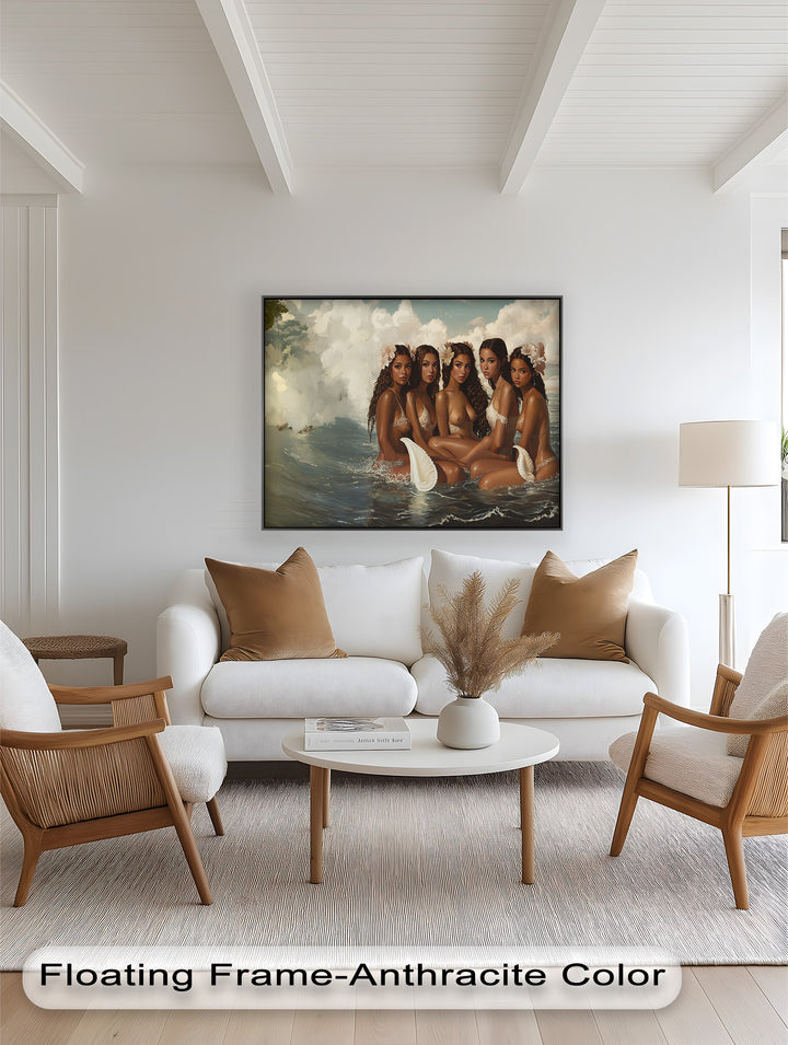 Daughters of the Tide – Mythical Sirens in a Renaissance Oil Painting