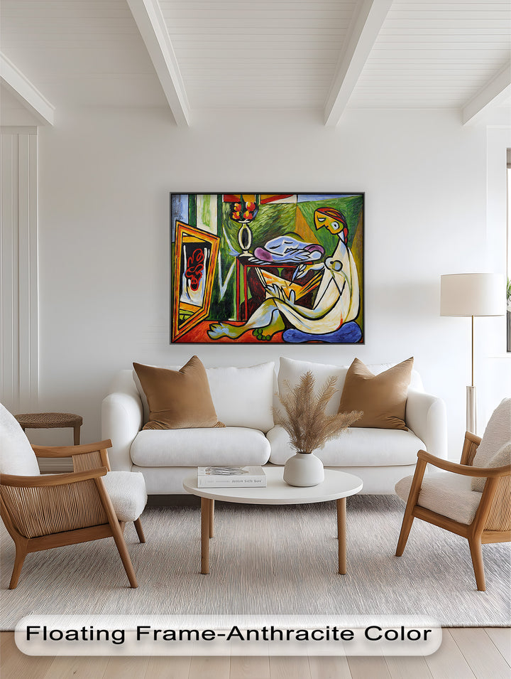 Artist and the Dream – Abstract Interior Scene Picasso Oil Painting