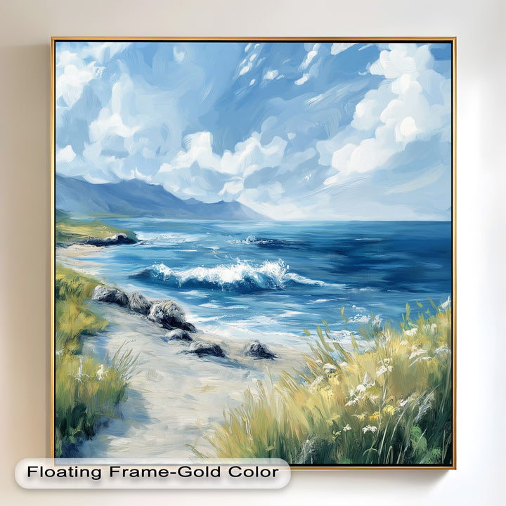 Ocean Breeze – Seaside Landscape Oil Painting