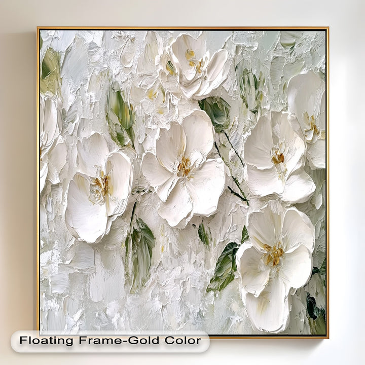 White Flower – Botanical Oil Paintings