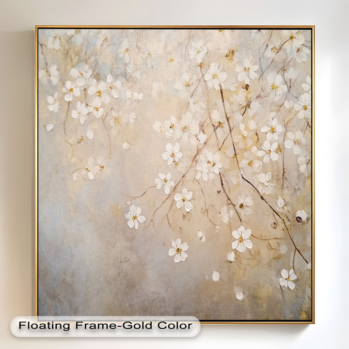 Delicate Blossom Branch – Floral Oil Paintings