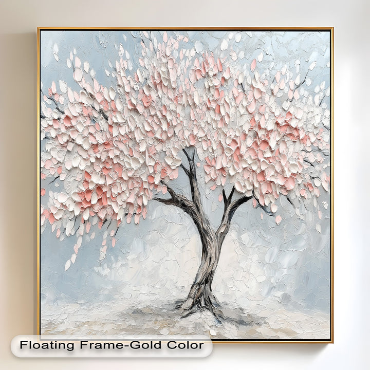 Blossoming Cherry Tree – Floral Oil Painting