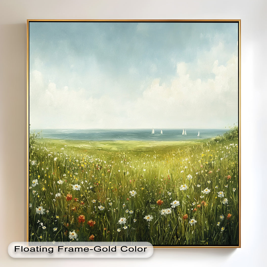 Moody Country Landscape – Serene Oil Painting