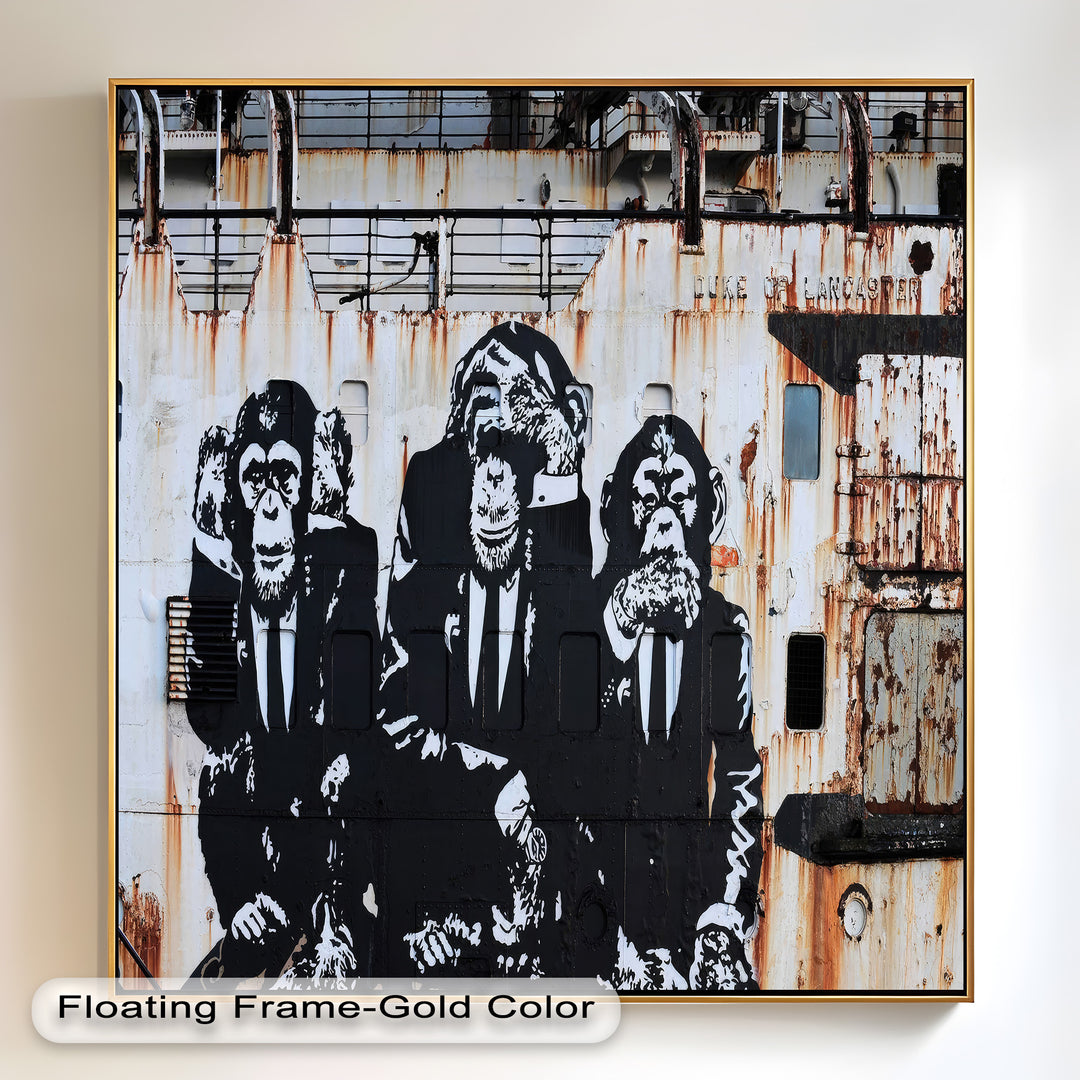 The Silent Truth – Banksy Oil Painting