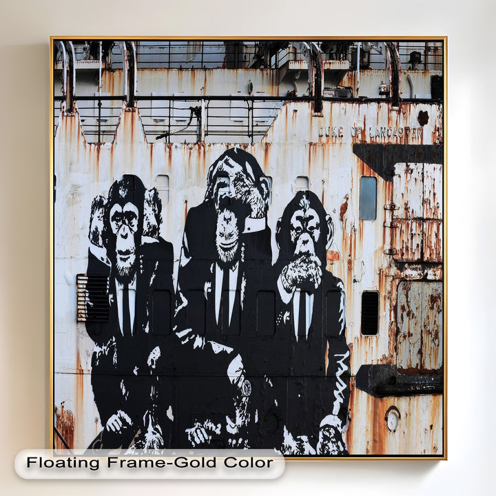 The Silent Truth – Banksy Oil Painting
