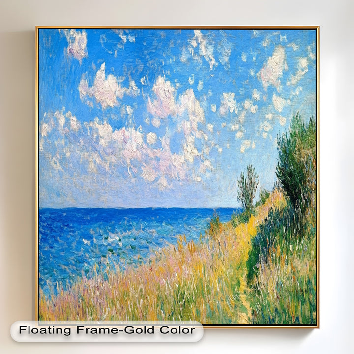 Seaside Landscape Impressionist - Modern Oil Painting