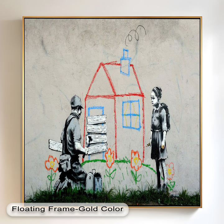 Boarded Dreams – Banksy Oil Painting