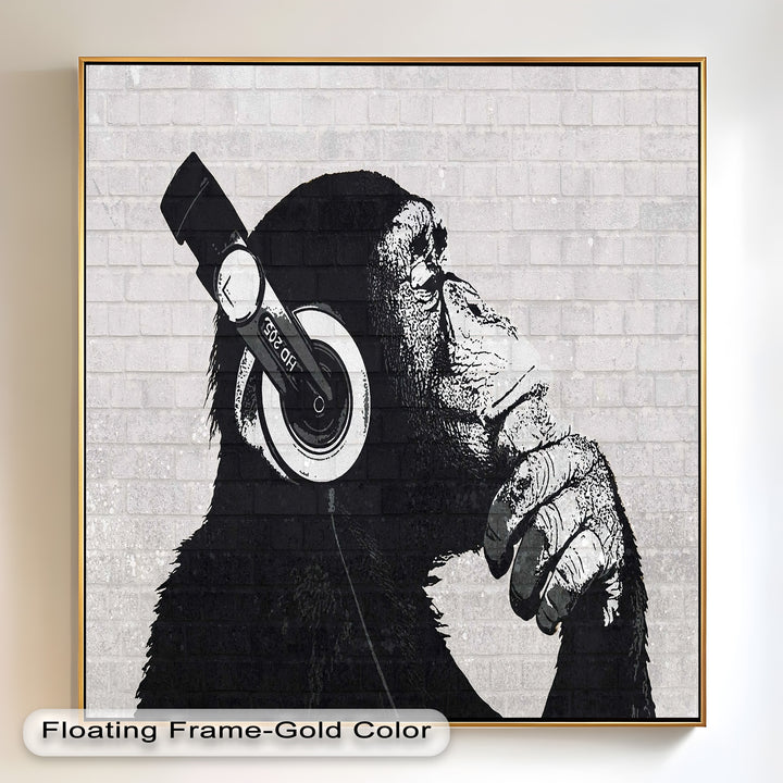 Contemplative Chimp – Banksy Oil Painting