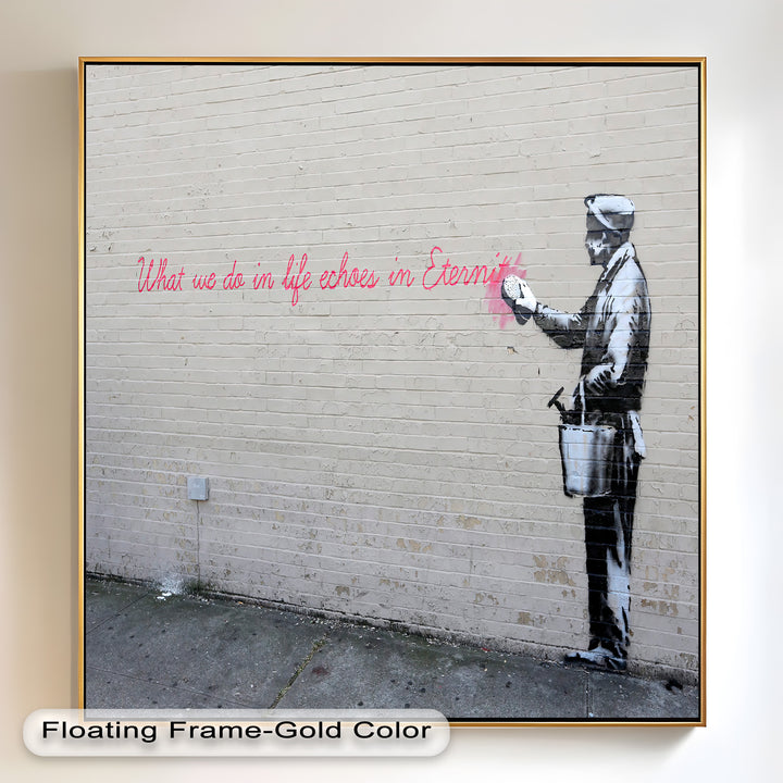 Echoes in Eternity – Banksy Oil Painting
