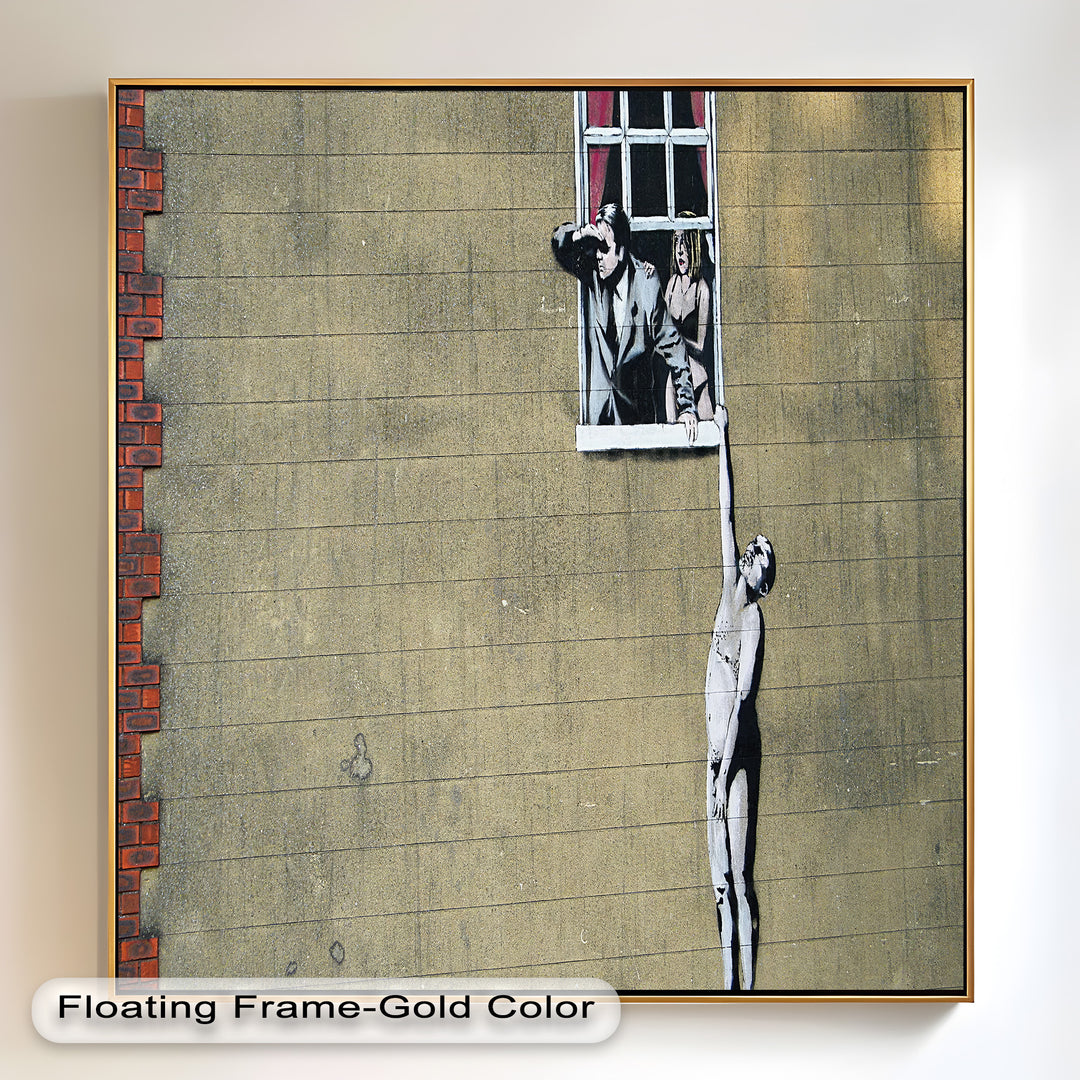 Love in Suspense – Banksy Oil Painting