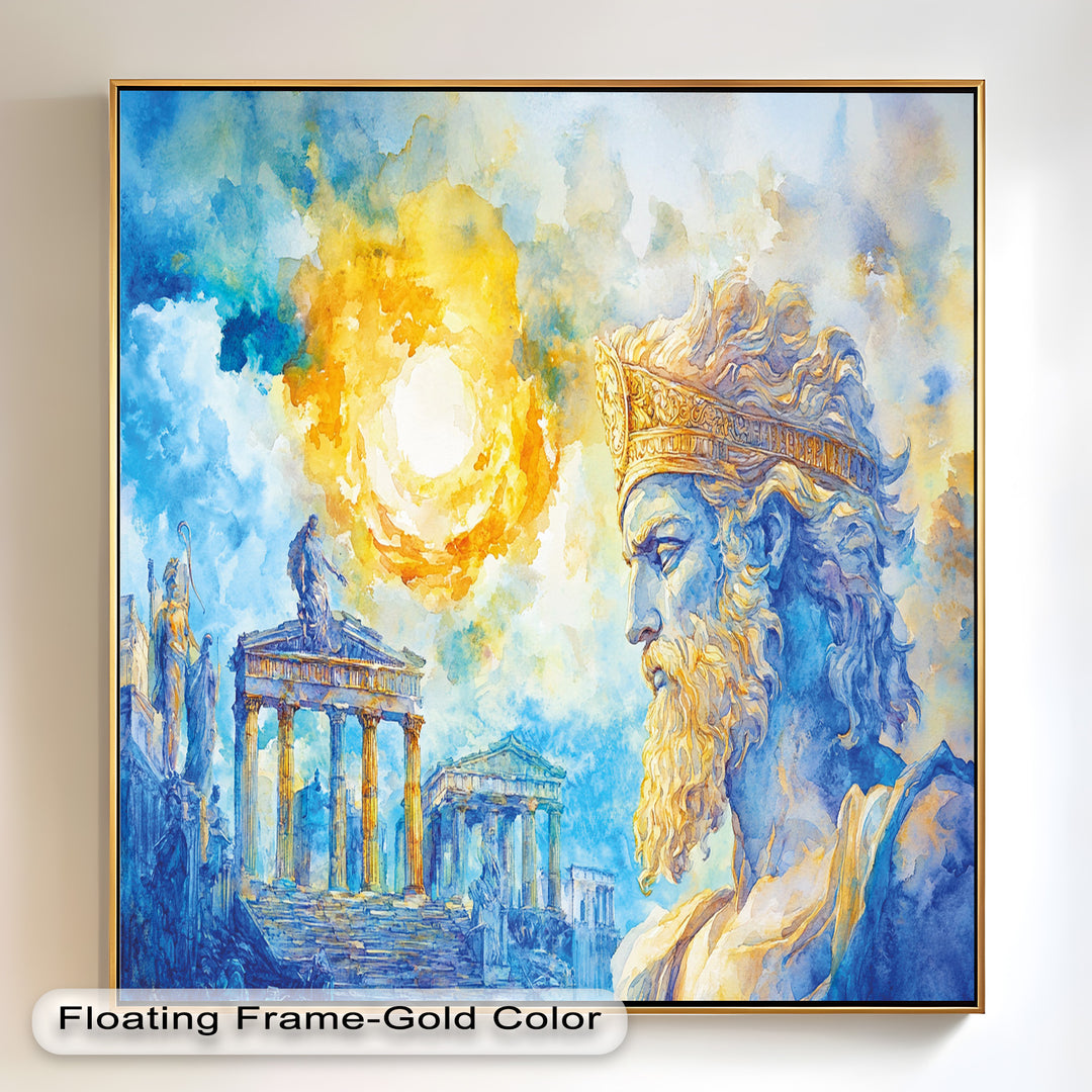 Spiegelbild des Sonnenkönigs – Mythologisches Ölgemälde