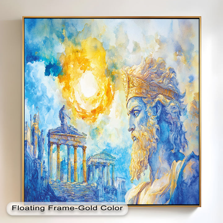 Spiegelbild des Sonnenkönigs – Mythologisches Ölgemälde