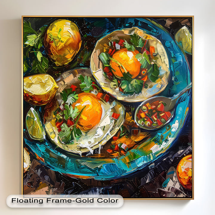 Sunny Morning Brunch – Farbenfrohes Frühstücksbild