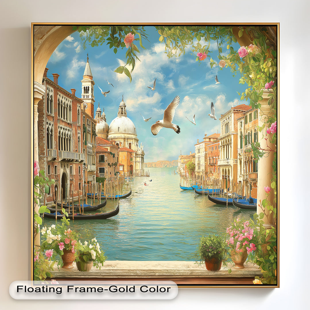 Venice Seaside – Stunning Italian Oil Painting