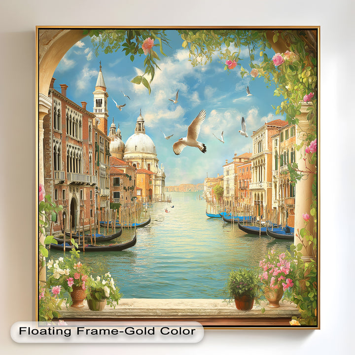 Venice Seaside – Stunning Italian Oil Painting