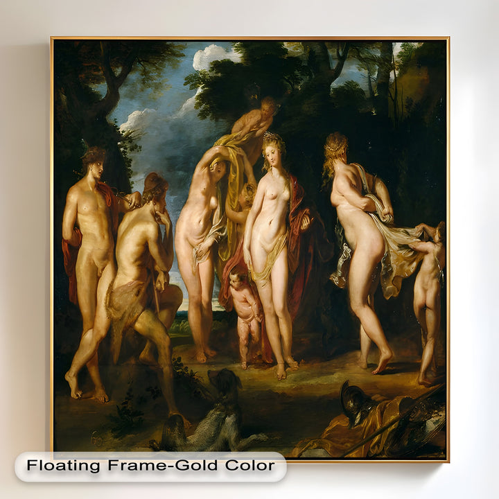 The Judgment of Paris – Mythological Renaissance Oil Painting