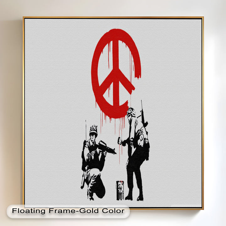 Peace Spray – Banksy Oil Painting