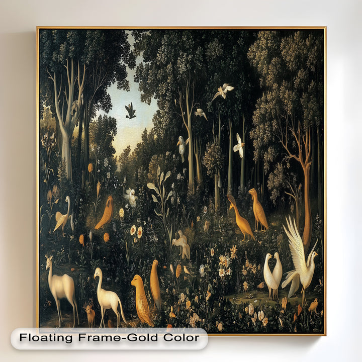 Garden of Grace – Birds Oil Painting
